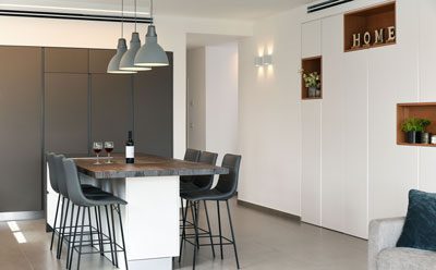 עיצוב דירת פנטהאוז מודרנית בהרצליה